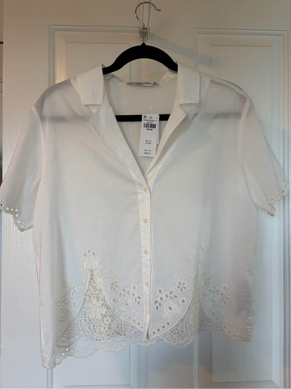 Embroidered Cutwork Sleep Set - Picture 3 of 8